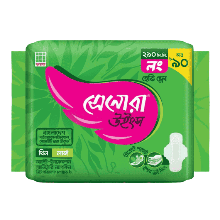 Senora Wings Long Heavy Flow 290mm sanitary Napkin -8 pads
